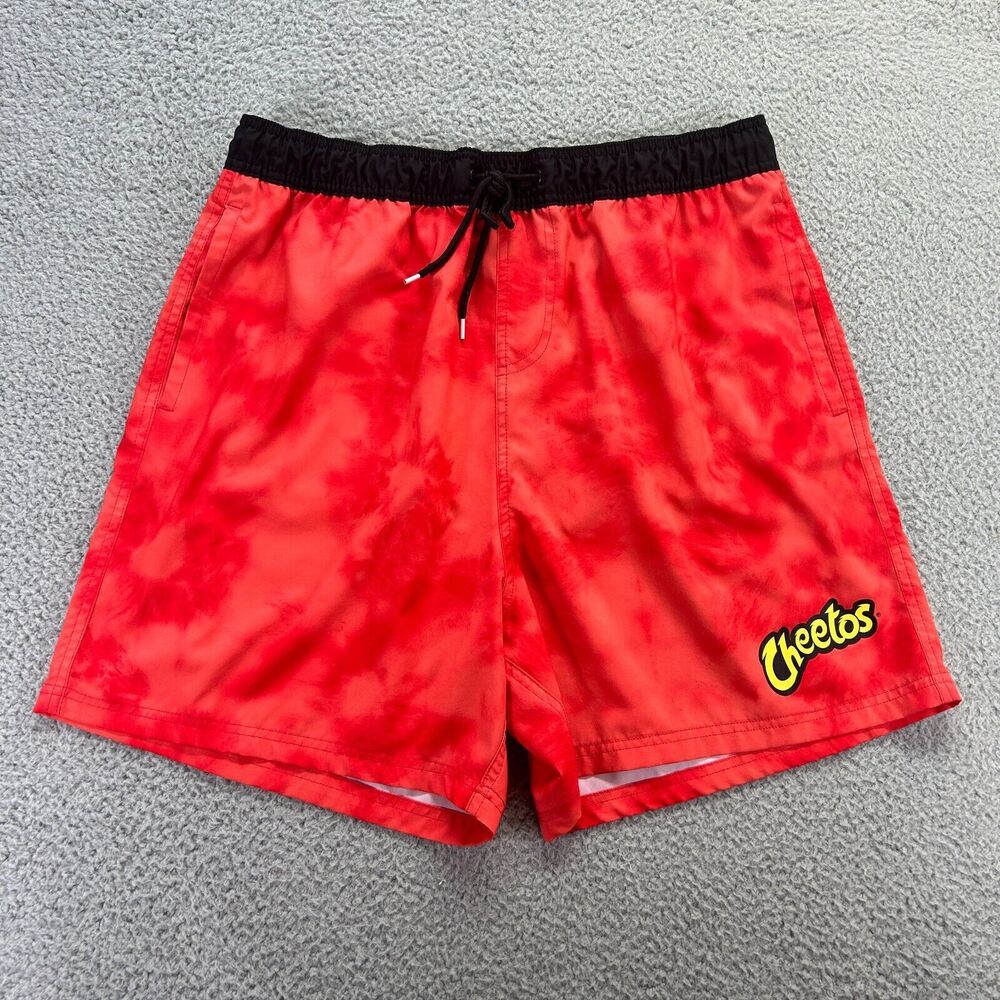 Cheetos Chester Cheetah Orange Beach Swim Trunks Shorts Mens‎ 2XL